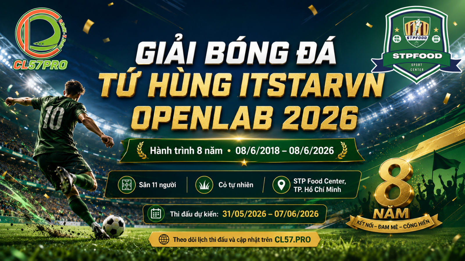 Giải bóng đá ITSTARVN OpenLAB 2026