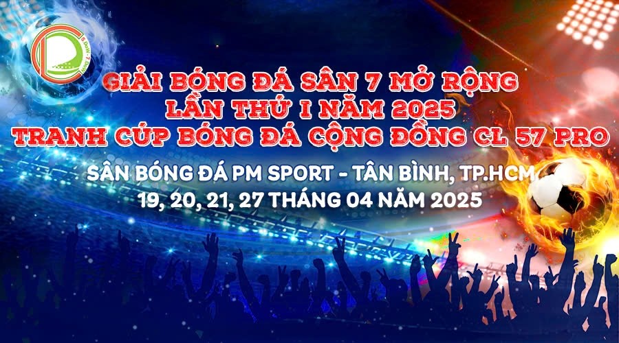 Giải Bóng Đá Sân 7 - Xây Dựng Quỹ Học Bổng Hiếu Học