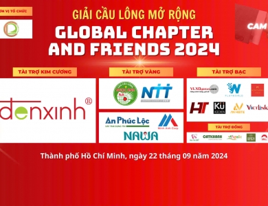 GIẢI CẦU LÔNG MỞ RỘNG GLOBAL CHAPTER AND FRIENDS 2024: Cam kết & Gắn kết Doanh Nghiệp